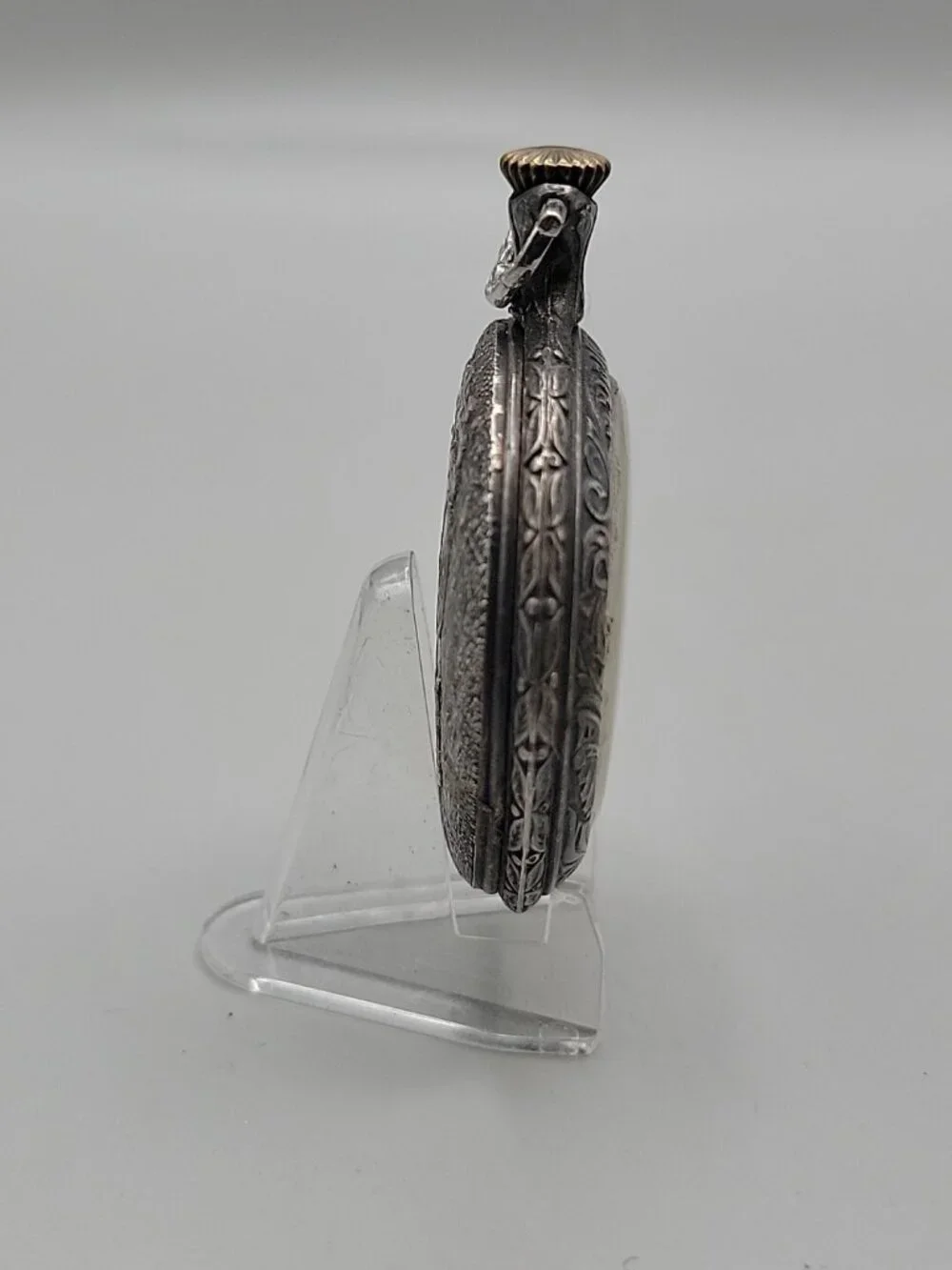 Swiss Railroad Grade Wind Pocket Watch Mon-Corte By EVASO SA 17j Antique